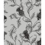 Holden Decor Thistle Wild Flower Grey & Charcoal Wallpaper 12631
