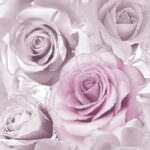Muriva Madison Floral Glitter Amethyst Wallpaper 139522