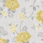 Darcy James Rosalind Floral Ochre Wallpaper 173502