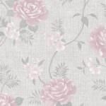 Darcy James Rosalind Floral Pink Wallpaper 173504