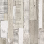 Rasch Wood Panel White Wallpaper 2037-14