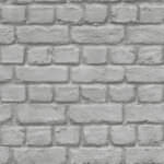Rasch Brick Effect Dark Grey Wallpaper 226720