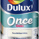 Dulux Once Gloss Paint 750ml White