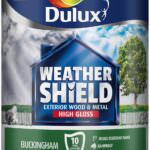 Dulux Weathershield Exterior Paint Gloss 750ml Buckingham