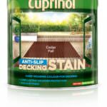 Cuprinol 2.5L Anti Slip Decking Stain Cedar Fall