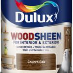 Dulux Woodsheen Stain & Varnish 250ml Church Oak