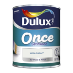 Dulux Once Satinwood Paint 750ml White Cotton