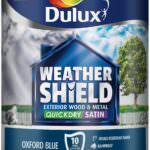 Dulux Weathershield Exterior Paint Satin 750ml Oxford Blue