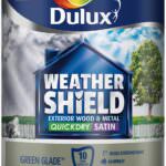 Dulux Weathershield Exterior Paint Satin 750ml Green Glade
