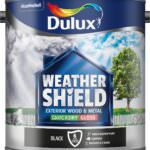 Dulux Weathershield Exterior Paint Gloss 2.5L Black