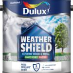 Dulux Weathershield Exterior Paint Gloss 2.5L White
