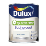 Dulux – Quick Dry Satinwood Paint 750ml White Cotton