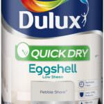 Dulux Quick Dry Eggshell Paint 750ml Pebble Shore