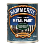 Hammerite Direct to Rust Metal Paint Hammered 750ml Dark Green