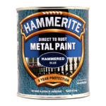 Hammerite Direct to Rust Metal Paint Hammered 750ml Blue