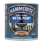 Hammerite Direct to Rust Metal Paint Hammered 2.5L Black