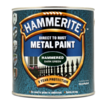 Hammerite Direct to Rust Metal Paint Hammered 2.5L Dark Green