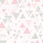 Debona Chantilly Geometric Pink Wallpaper 5013