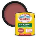Sandtex 2.5L Ultra Smooth Masonry Paint Hot Brick