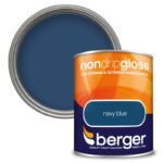 Berger 750ml Non Drip Gloss Navy Blue