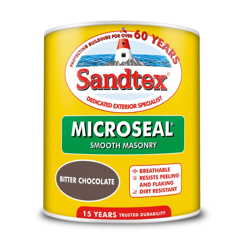 Sandtex 1L Ultra Smooth Masonry Paint Bitter Chocolate - Intu-DIY ...