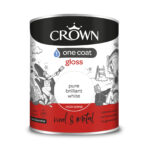 Crown 750ml One Coat Gloss Pure Brilliant White