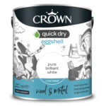 Crown 2.5L Eggshell Pure Brilliant White