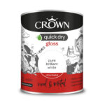 Crown 750ml Quick Dry Gloss Pure Brilliant White