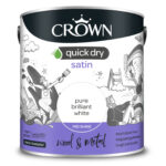 Crown 2.5 Quick Dry Satin Pure Brilliant White