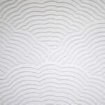 Belgravia Blown Vinyl Striped White Wallpaper 5807