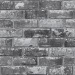 Debona Luxury Rustic Brick Grey Wallpaper 6753