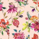 Holden Decor Melgrano Floral  Blush Pink Wallpaper 90522