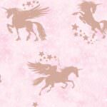 Holden Decor Iridescent Unicorns Pink & Rose Gold Wallpaper 90951