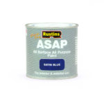 Rustins Quick Drying ASAP All Purpose All Surface Satin Paint Blue 250ml