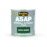 Rustins Quick Drying ASAP All Purpose All Surface Satin Paint Green 1L