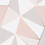 Fine Decor Apex Geometric Rose Gold & Pink Wallpaper FD41993