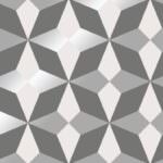 FIne Decor Nova Geometric Silver & Grey Wallpaper FD42549