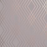 Fine Decor Shard Trellis Rose Gold Wallpaper FD42604
