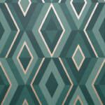 Fine Decor Shard Geo Emerald Wallpaper FD42609