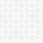 FloorPops FP2946 Lattice Peel & Stick Floor Tiles – White & Off-White