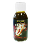 Rustins French Polish Pure Shellac Wood Gloss Clear 125ml