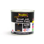 Rustins Quick Drying Small Job Gloss Paint Black 250ML