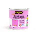 Rustins Quick Drying Small Job Gloss Paint Candy Pink 250ML