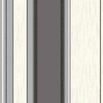 Crown Vymura Synergy Stripe Black & Silver Wallpaper M0785