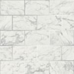 Crown Metro Brick Marble Silver Wallpaper M1509
