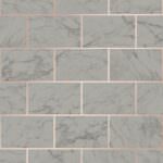 Crown Metro Brick Marble Charcoal Wallpaper M1511