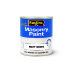 Rustins Quick Drying Masonry Paint 250ml WHITE