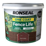 Ronseal One Coat Fence Life Shed & Fence Paint 9L Red Cedar