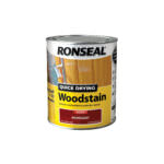 Ronseal Quick Drying Woodstain Gloss 250ml Mahogany