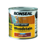 Ronseal Quick Drying Woodstain Satin 250ml Natural Oak